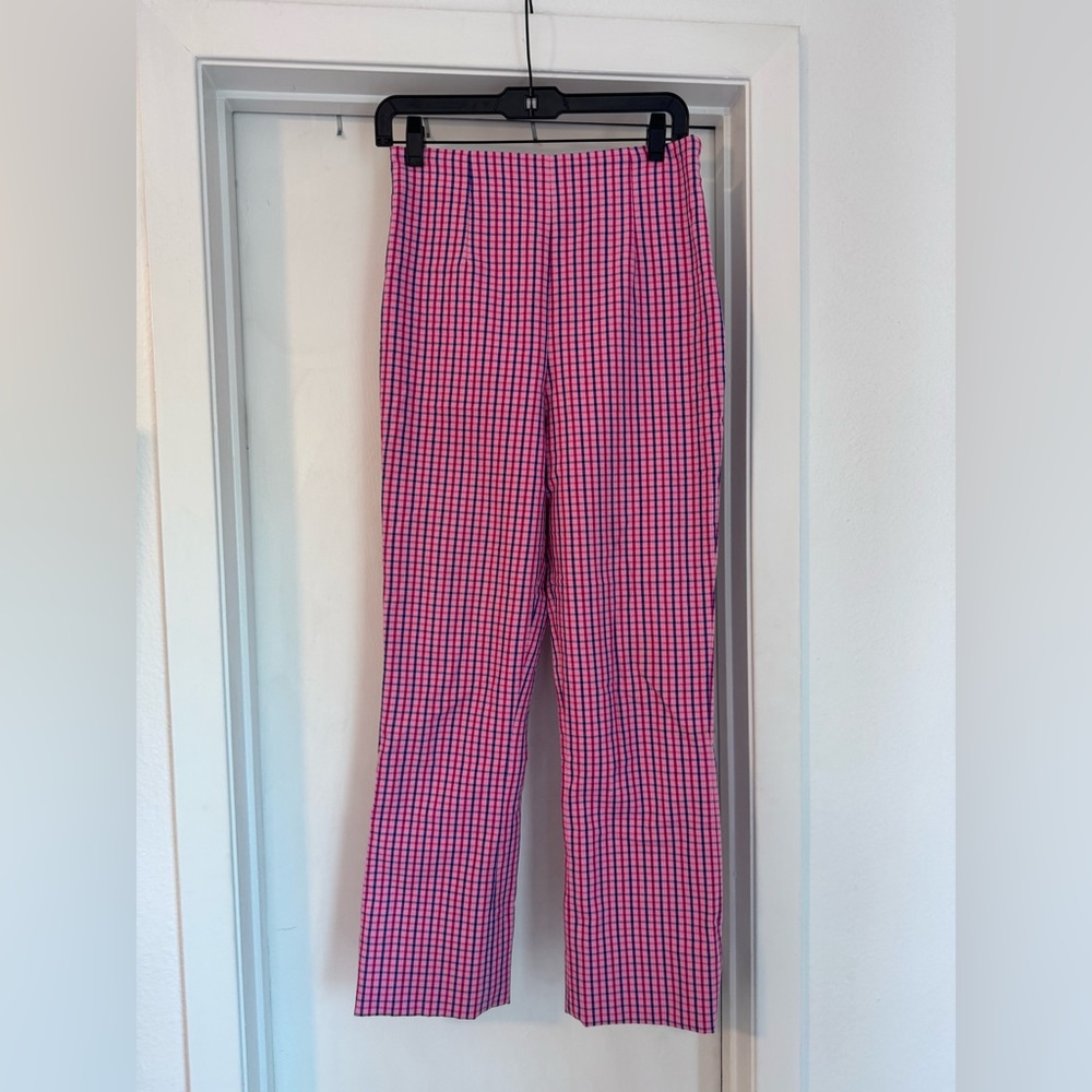 Torrance Pant in Pink Plaid Multi
